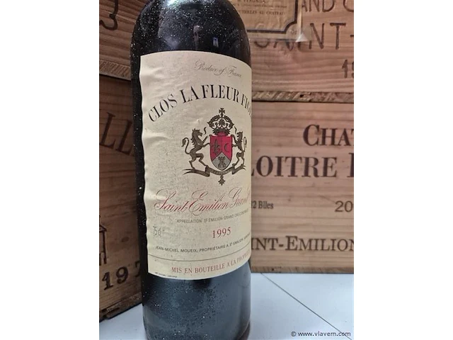 Fles clos la fleur figeac 1995, domeinwijn - afbeelding 2 van  4