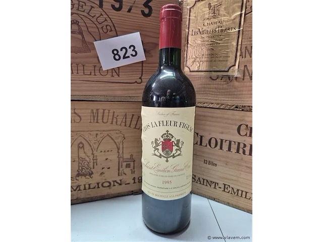 Fles clos la fleur figeac 1995, domeinwijn - afbeelding 1 van  4