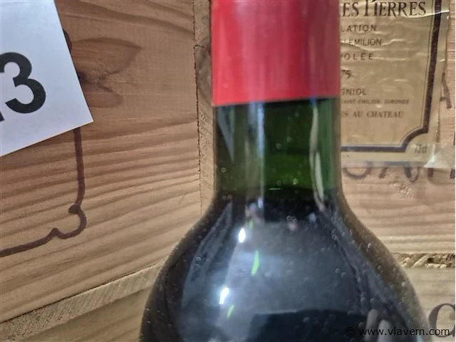 Fles clos la fleur figeac 1995, domeinwijn - afbeelding 4 van  4