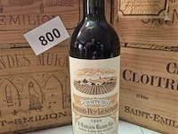 Fles grand-puy-lescours 1999, kasteelwijn