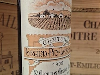 Fles grand-puy-lescours 1999, kasteelwijn - afbeelding 2 van  4