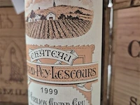 Fles grand-puy-lescours 1999, kasteelwijn - afbeelding 3 van  4