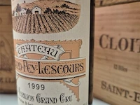Fles grand-puy-lescours 1999, kasteelwijn - afbeelding 3 van  4