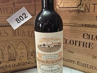 Fles grand-puy-lescours 1999, kasteelwijn