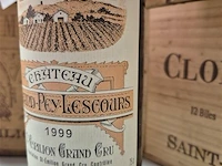 Fles grand-puy-lescours 1999, kasteelwijn - afbeelding 3 van  4
