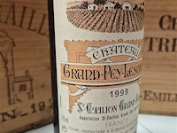 Fles grand-puy-lescours 1999, kasteelwijn - afbeelding 2 van  4