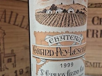 Fles grand-puy-lescours 1999, kasteelwijn - afbeelding 2 van  4
