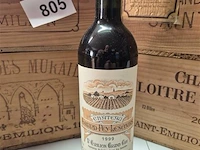 Fles grand-puy-lescours 1999, kasteelwijn