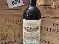 Fles grand-puy-lescours 1999, kasteelwijn - afbeelding 1 van  4