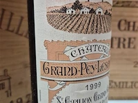 Fles grand-puy-lescours 1999, kasteelwijn - afbeelding 2 van  4