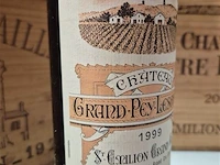 Fles grand-puy-lescours 1999, kasteelwijn - afbeelding 2 van  4