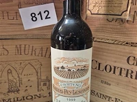 Fles grand-puy-lescours 1999, kasteelwijn - afbeelding 1 van  4