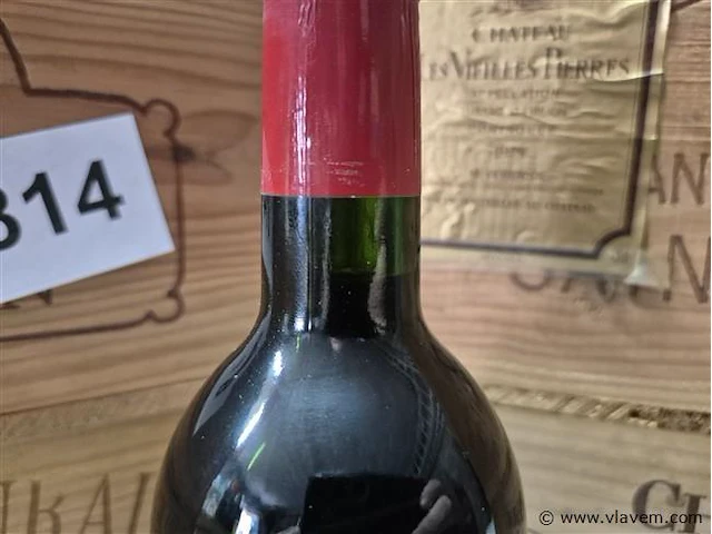 Fles grand-puy-lescours 1999, kasteelwijn - afbeelding 4 van  4