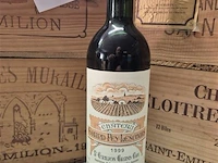 Fles grand-puy-lescours 1999, kasteelwijn - afbeelding 1 van  4