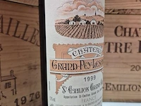 Fles grand-puy-lescours 1999, kasteelwijn - afbeelding 2 van  4