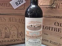 Fles grand-puy-lescours 1999, kasteelwijn - afbeelding 1 van  4