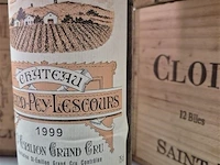 Fles grand-puy-lescours 1999, kasteelwijn - afbeelding 3 van  4