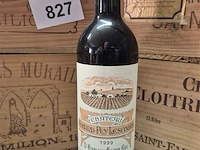Fles grand-puy-lescours 1999, kasteelwijn - afbeelding 1 van  4