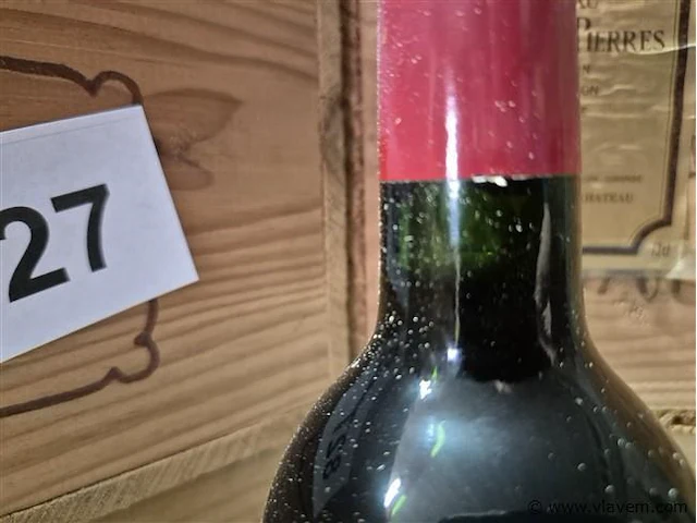 Fles grand-puy-lescours 1999, kasteelwijn - afbeelding 4 van  4
