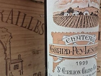 Fles grand-puy-lescours 1999, kasteelwijn - afbeelding 2 van  4