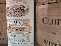 Fles grand-puy-lescours 1999, kasteelwijn - afbeelding 3 van  4