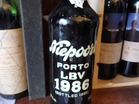 Fles niepoort 1986 gebotteld in 1990