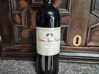 Fles rode wijn - afbeelding 1 van  3