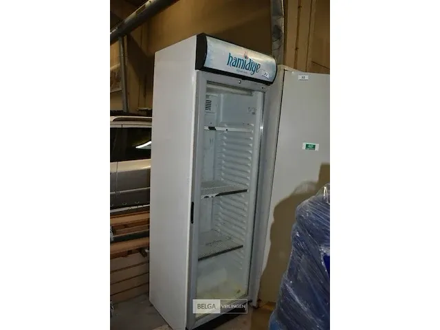 Flessenfrigo 1 deur afm ± 60x60x197 geen verdere gegevens werking onbekend - afbeelding 2 van  2
