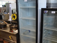 Flessenkoeler 1 glazen deur combisteel - afbeelding 2 van  5