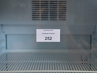 Flessenkoeler 1 glazen deur combisteel