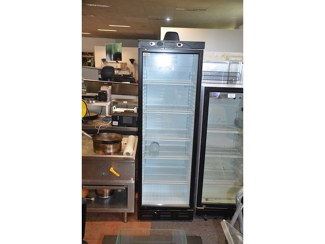 Flessenkoeler 1 glazen deur combisteel - afbeelding 3 van  5