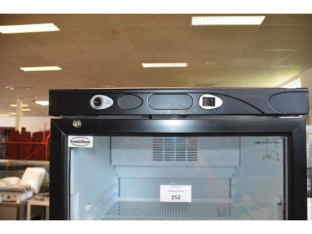 Flessenkoeler 1 glazen deur combisteel - afbeelding 4 van  5