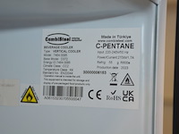 Flessenkoeler 1 glazen deur combisteel - afbeelding 5 van  5