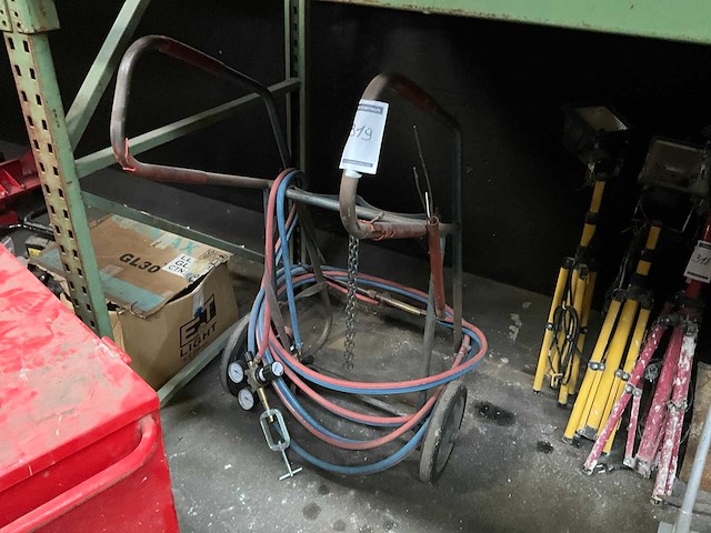 Flessenwagen snijbrander - afbeelding 1 van  3