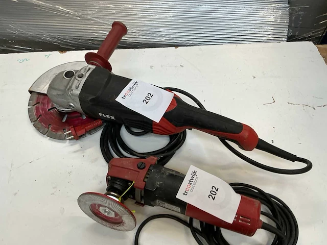 Flex haakse slijpmachine (2x) - afbeelding 5 van  8
