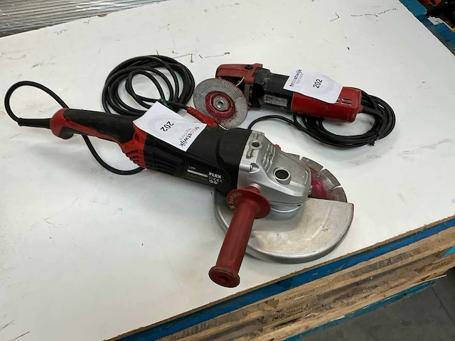 Flex haakse slijpmachine (2x) - afbeelding 8 van  8