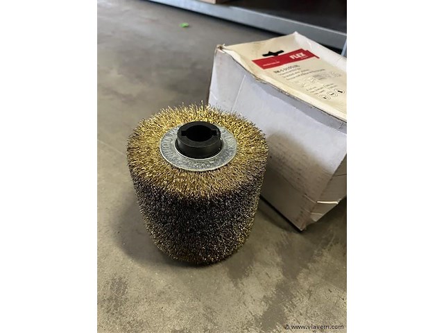 Flex metaal draadborstel 100x85mm - afbeelding 2 van  3