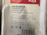 Flex metaal draadborstel 100x85mm - afbeelding 3 van  3