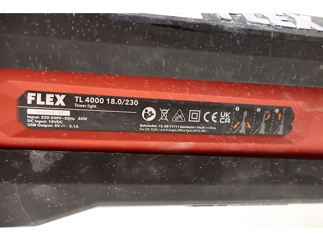 Flex mobiele werflamp - afbeelding 2 van  4