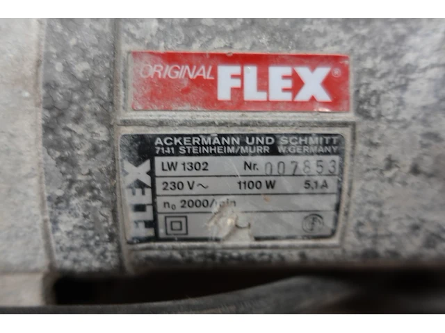 Flex natte steen/betonslijper - afbeelding 4 van  6