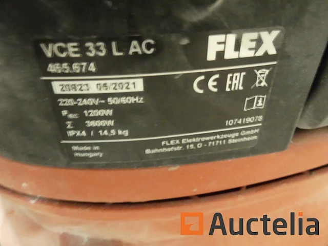 Flex vce 33 lac bouwstofzuiger - afbeelding 2 van  4