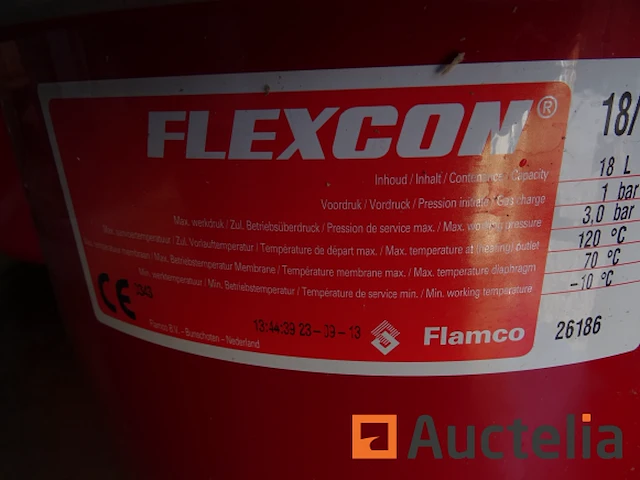 Flexcon 18 l expansievat flamco 26186 - afbeelding 2 van  4