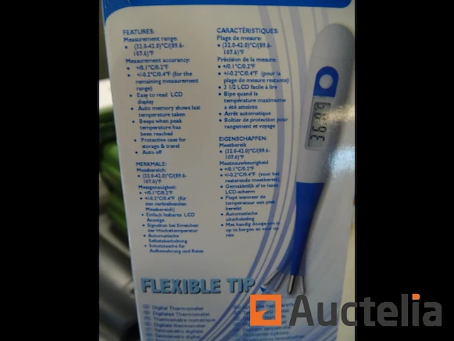 Flexibele digitale thermometer comfort aid - afbeelding 4 van  4