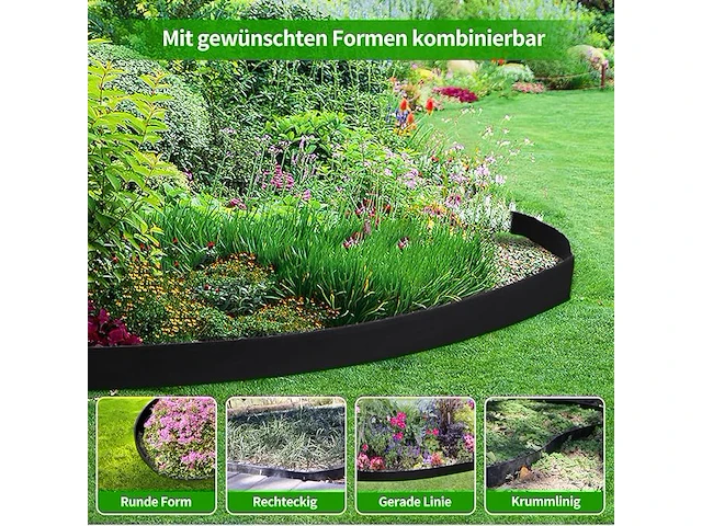 Flexibele kunststof gazonrand - afbeelding 6 van  6