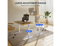 Flexispot elektrisch zit-sta bureau met lades - afbeelding 7 van  9