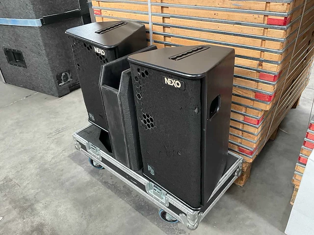 Flight case met 2 x nexo ps10 - afbeelding 2 van  4