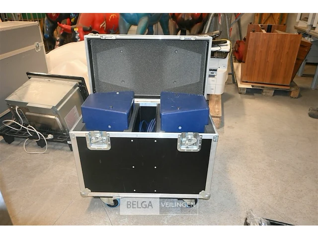 Flight case met 2 x turbosound luidspreker - afbeelding 3 van  10