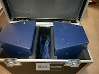 Flight case met 2 x turbosound luidspreker - afbeelding 4 van  10