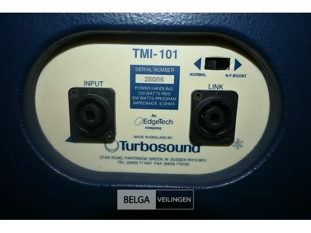 Flight case met 2 x turbosound luidspreker - afbeelding 8 van  10