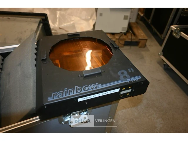 Flight case met 8 x rainbow colour changer - afbeelding 5 van  12